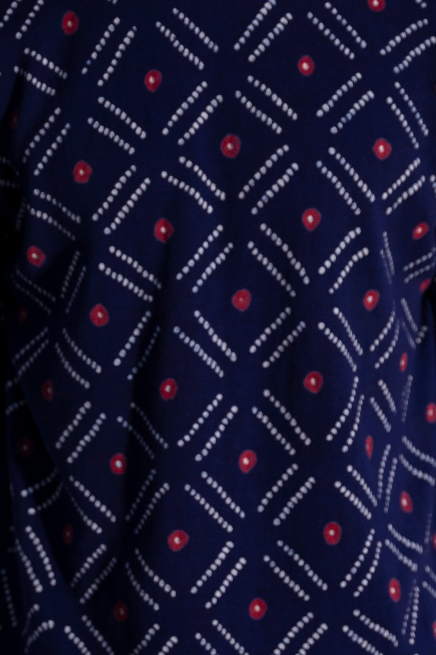 Chakri in Navy-Red Knit