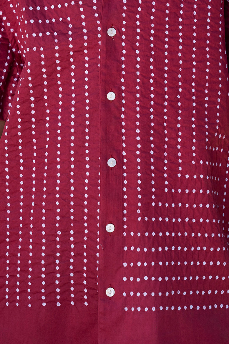 Metriksa in Barn Red Shirt