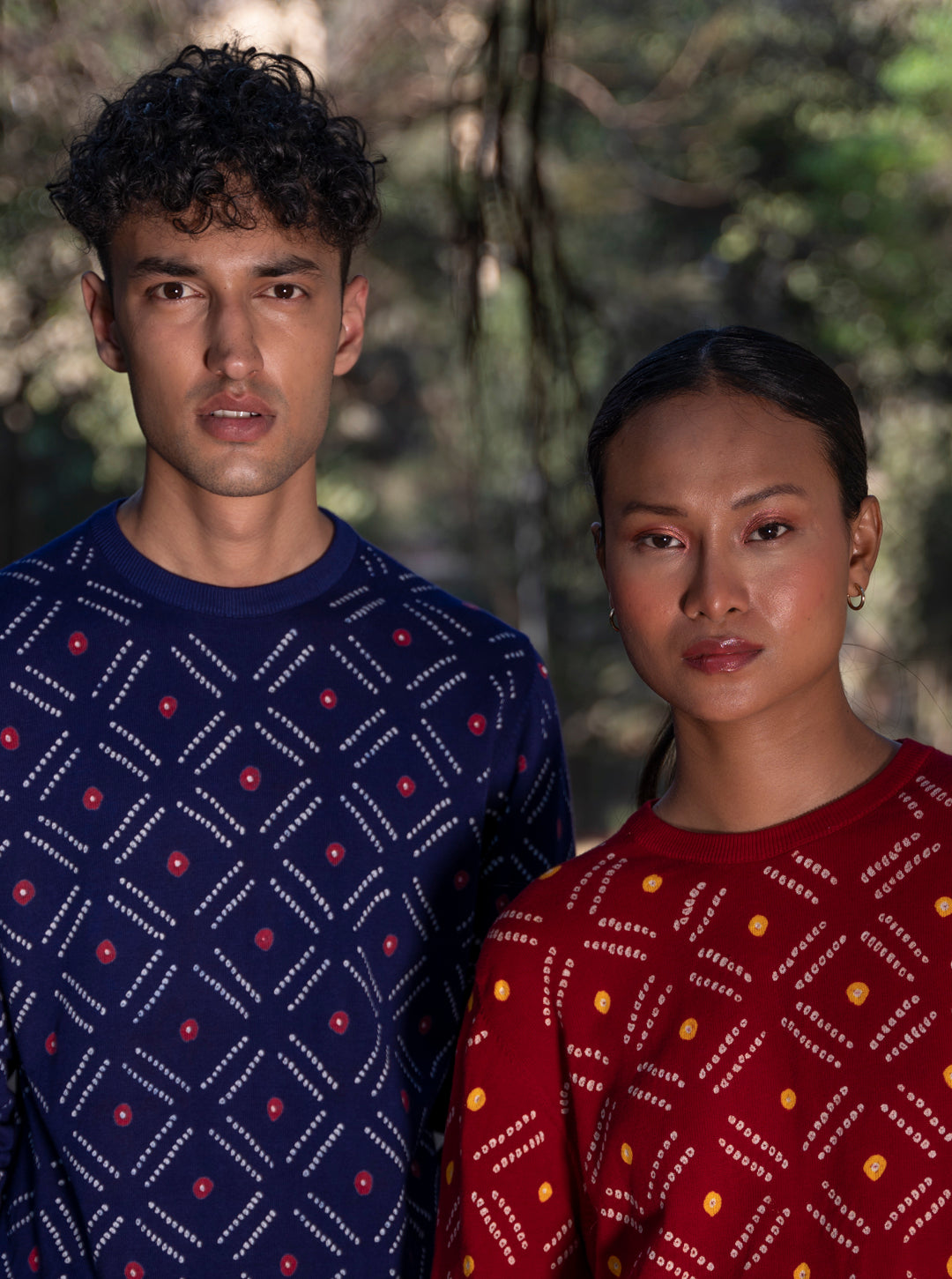 Chakri in Red-Yellow Knit