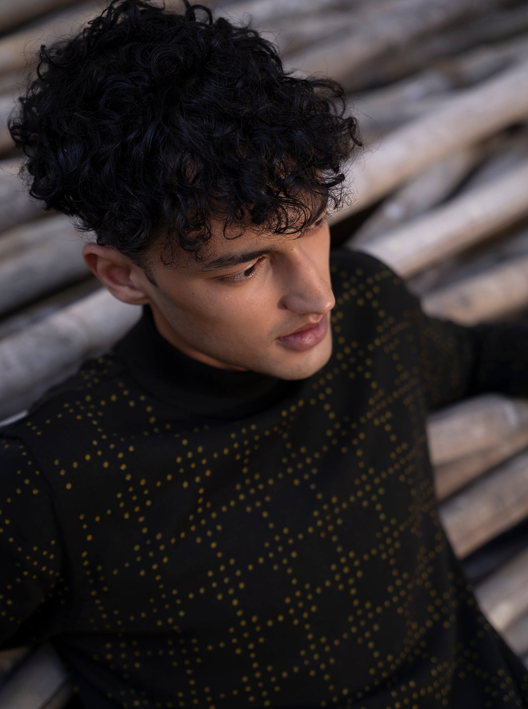 Disko in Coal Knit