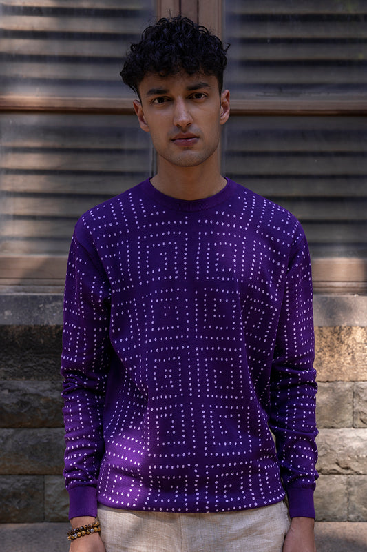 Marg in Violet Knit